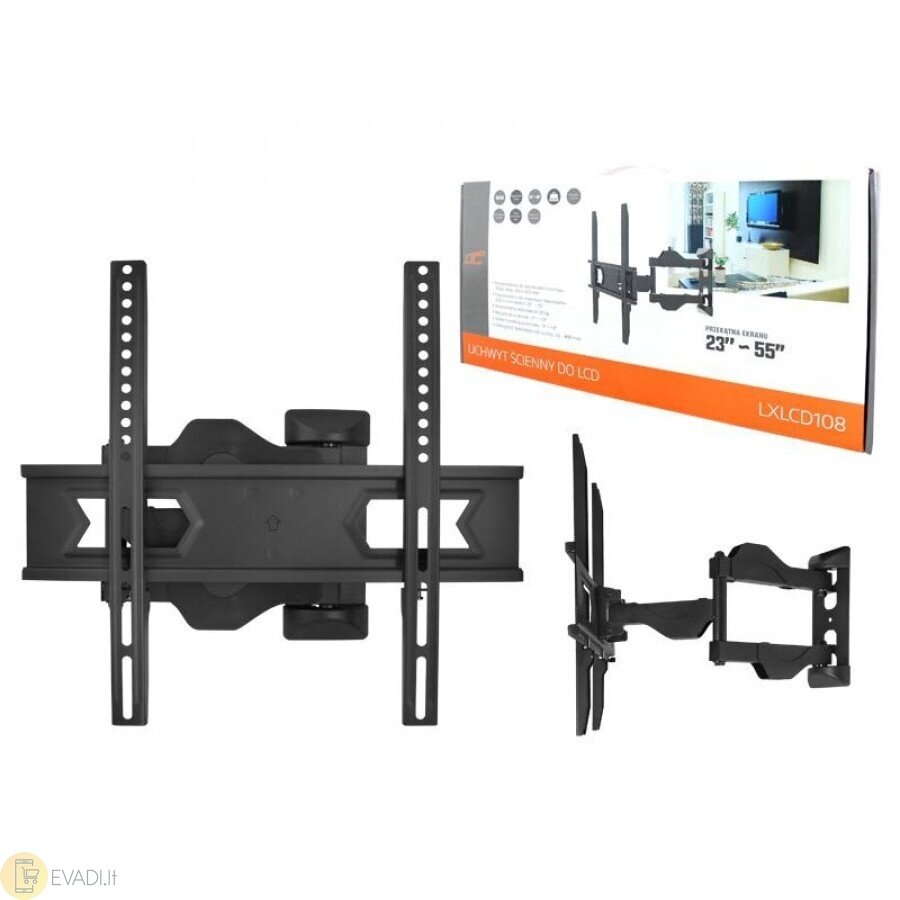 TV Laikiklis LXLCD108P, VESA 400x400 mm, nuo 23" iki 55" 4