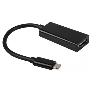 Adapteris - C tipo į HDMI 4K * 2K - 0,25 metro juodas