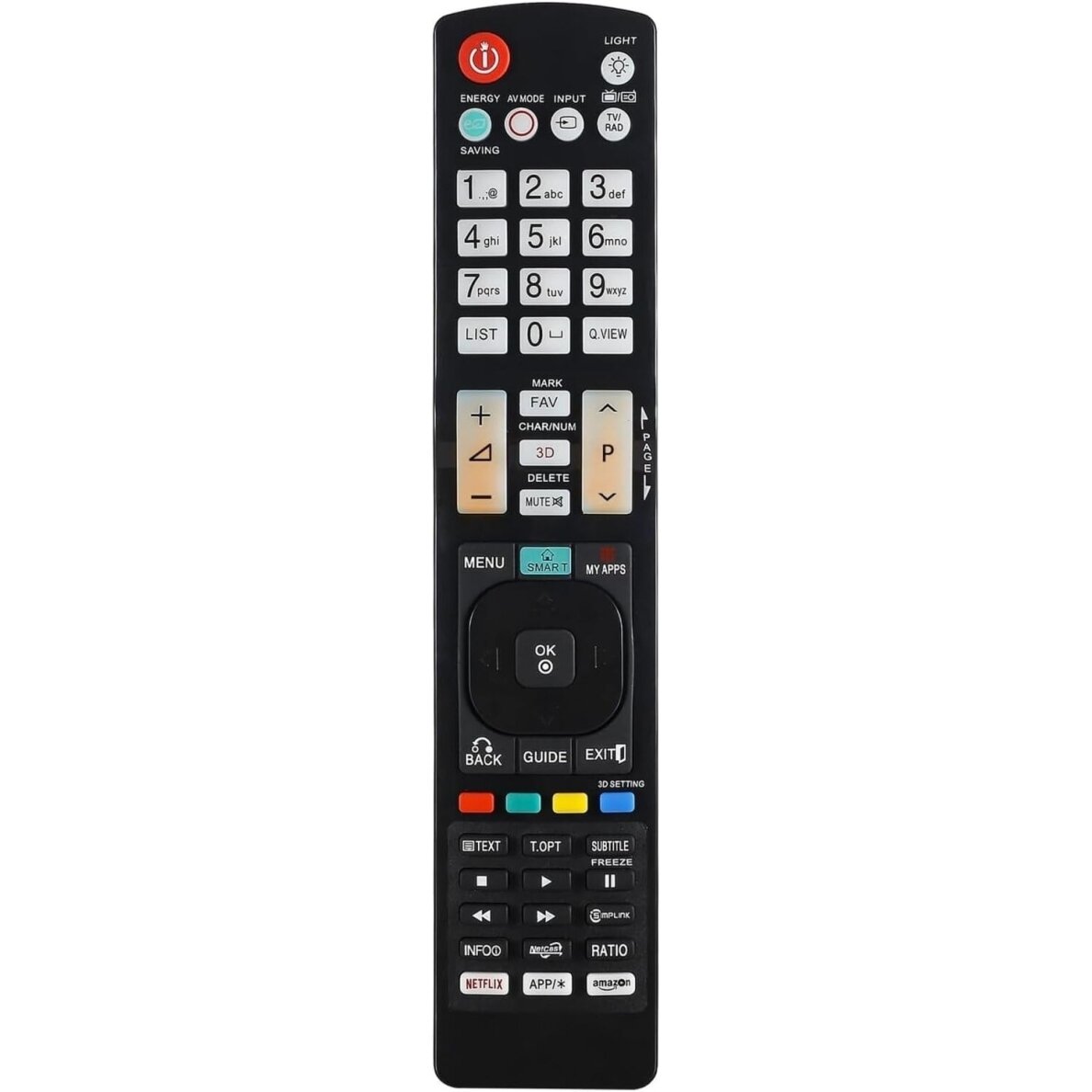 L930 / L999V universalus nuotolinio valdymo pultas LG televizoriams su pašvietimu 1