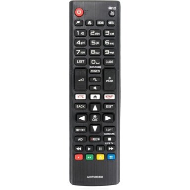 AKB75095308 pakaitinis nuotolinio valdymo pultas LG televizoriams su Netflix ir Prime Video AKB75095308 pakaitinis nuotolinio valdymo pultas LG televizoriams su Netflix ir Prime Video