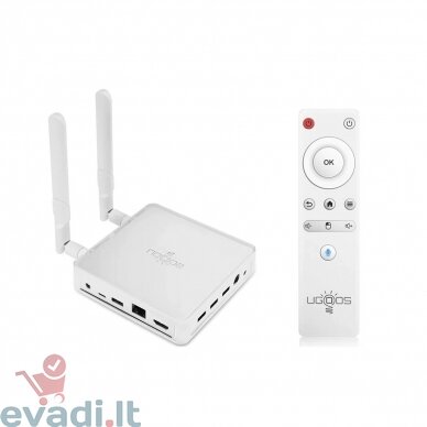 Android TV BOX  UGOOS AM7 4/32GB Android 11 baltas