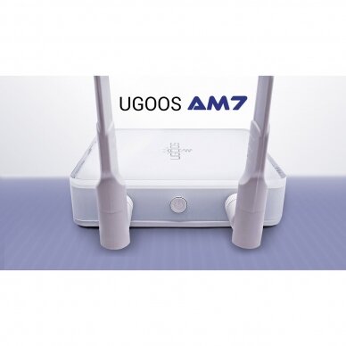 Android TV BOX  UGOOS AM7 4/32GB Android 11 baltas