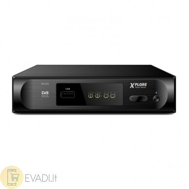 Antžeminės TV imtuvas XPLORE XP-2239, DVB-T2 Antžeminės TV imtuvas XPLORE XP-2239, DVB-T2