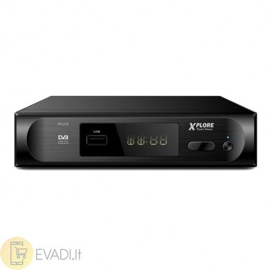 Antžeminės TV imtuvas XPLORE XP-2240, DVB-T2, H.265, LAN Antžeminės TV imtuvas XPLORE XP-2240, DVB-T2, H.265, LAN