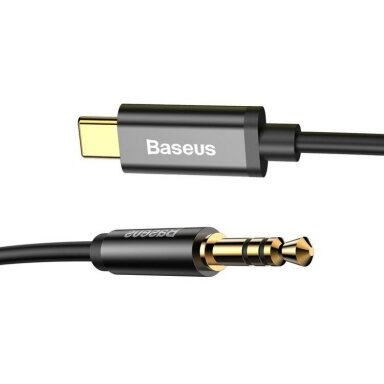 Baseus Yiven M01 | USB-C tipo perėjimas i AUX (Jack 3,5) garso kabeli, 1.2 m Baseus Yiven M01 | USB-C tipo perėjimas i AUX (Jack 3,5) garso kabeli, 1.2 m