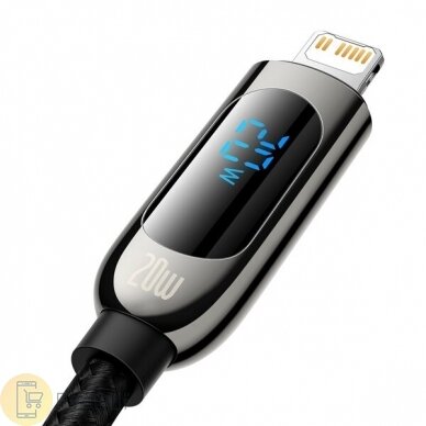 „Baseus Display“ greitas įkrovimas | USB-C – Lightning laidas skirtas iPhone 12 Power Delivery 20W 18W | 2.0 m 1