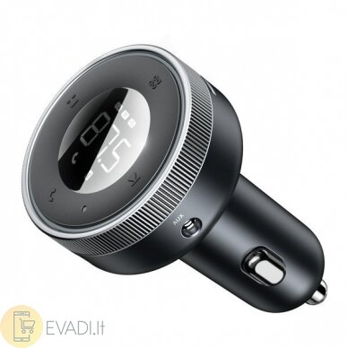 „Baseus Enjoy Car“ | FM AUX „Bluetooth 5.0“ siųstuvas 2x USB automobilinis įkroviklis