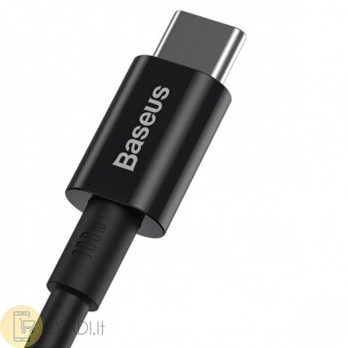 Baseus Superior serija | C tipo USB-C 5A 100 W greito įkrovimo 4.0 laidas | 2.0 m 2