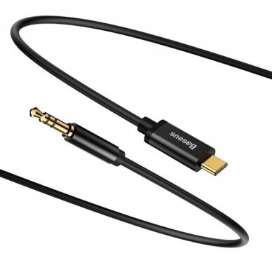 Baseus Yiven M01 | USB-C tipo perėjimas i AUX (Jack 3,5) garso kabeli,  1.2 m 2