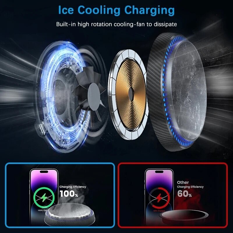 Blavec BH-05 magnetinis automobilinis laikiklis su MagSafe, 15W belaidžiu įkrovimu, 17 magnetų, 360° reguliacija, universalus, juodas 3 Blavec BH-05 magnetinis automobilinis laikiklis su MagSafe, 15W belaidžiu įkrovimu, 17 magnetų, 360° reguliacija, universalus, juodas 3
