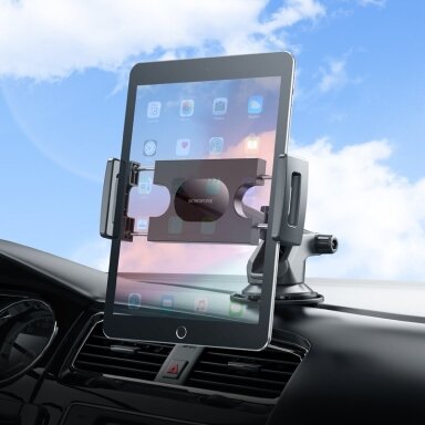 Borofone BH100 Airy automobilinis laikiklis planšetėms ir telefonams, ant prietaisų skydelio, universalus, juodas Borofone BH100 Airy automobilinis laikiklis planšetėms ir telefonams, ant prietaisų skydelio, universalus, juodas
