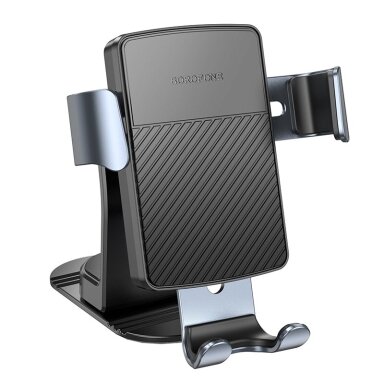 Borofone BH119 Refined grawitacinis telefonų laikiklis, klijuojamas, automatinis, juodas, universalus Borofone BH119 Refined grawitacinis telefonų laikiklis, klijuojamas, automatinis, juodas, universalus