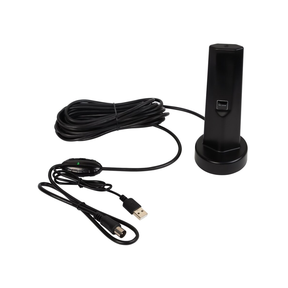 BLOW ATD50 – aktyvi vidaus DVB-T/T2 antena su 25 dB stiprintuvu ir magnetiniu pagrindu 1 BLOW ATD50 – aktyvi vidaus DVB-T/T2 antena su 25 dB stiprintuvu ir magnetiniu pagrindu 1
