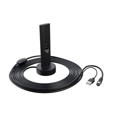 BLOW ATD50 – aktyvi vidaus DVB-T/T2 antena su 25 dB stiprintuvu ir magnetiniu pagrindu BLOW ATD50 – aktyvi vidaus DVB-T/T2 antena su 25 dB stiprintuvu ir magnetiniu pagrindu