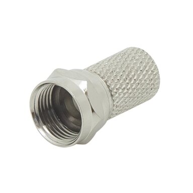 F Kištukas RG6 Kabeliui 6,5 mm – 18 mm
