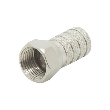 F Kištukas RG6 Kabeliui 7,2 mm HQ – 20 mm
