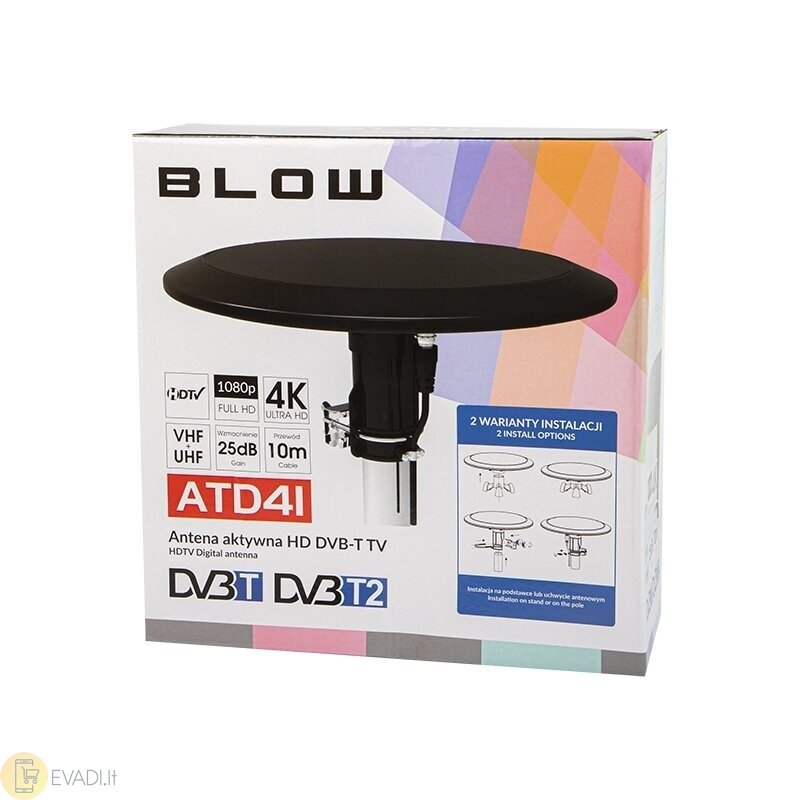 Lauko/kambarinė antena BLOW ATD41 2 Lauko/kambarinė antena BLOW ATD41 2