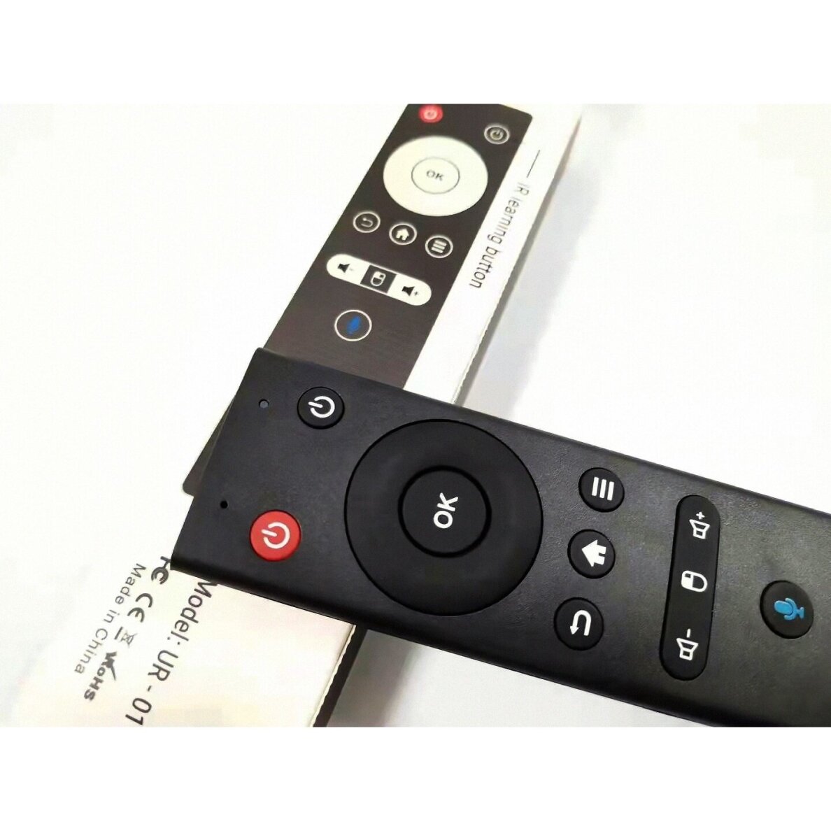 Ugoos UR01 Bluetooth nuotolinio valdymo pultas su Air Mouse ir IR funkcija Android TV Box 2
