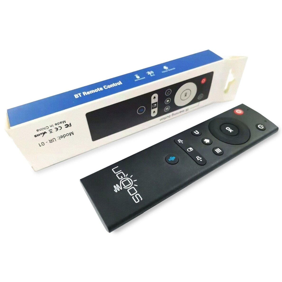 Ugoos UR01 Bluetooth nuotolinio valdymo pultas su Air Mouse ir IR funkcija Android TV Box 1