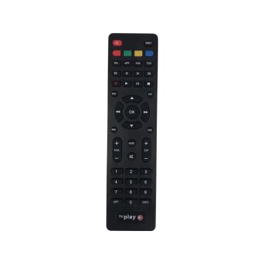 Nuotolinio valdymo pultas TVPlay / Viasat / Go3 priedėliams – pakaitinis IR pultas Nuotolinio valdymo pultas TVPlay / Viasat / Go3 priedėliams – pakaitinis IR pultas