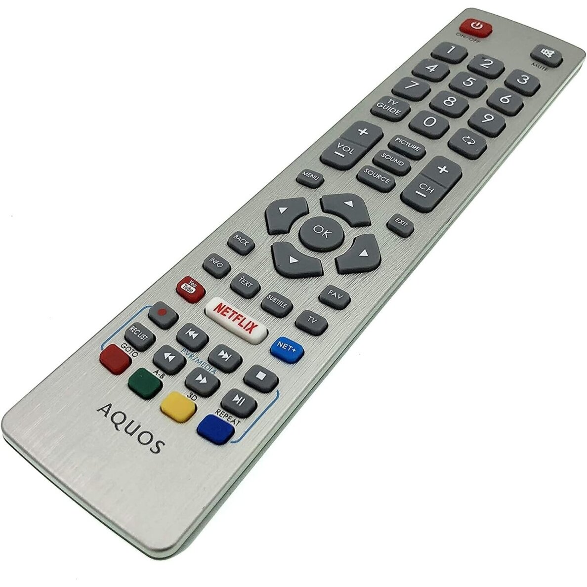 Pakaitinis nuotolinio valdymo pultas Sharp AQUOS TV – SHWRMC0115 / SHWRMC0121 / DH-2086 / DH-2087 1 Pakaitinis nuotolinio valdymo pultas Sharp AQUOS TV – SHWRMC0115 / SHWRMC0121 / DH-2086 / DH-2087 1