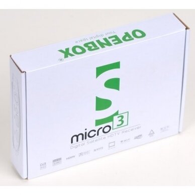 Palydovinis imtuvas Openbox S3 Micro HD 12
