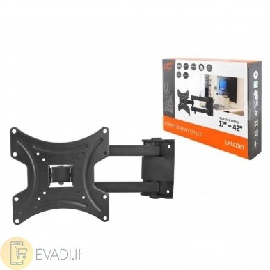 TV Laikiklis LXLCD81, VESA 200x200 mm, nuo 17" iki 42" 2 TV Laikiklis LXLCD81, VESA 200x200 mm, nuo 17" iki 42" 2