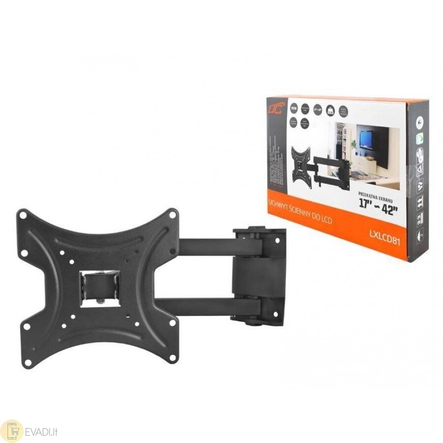 TV Laikiklis LXLCD81, VESA 200x200 mm, nuo 17" iki 42" 2 TV Laikiklis LXLCD81, VESA 200x200 mm, nuo 17" iki 42" 2