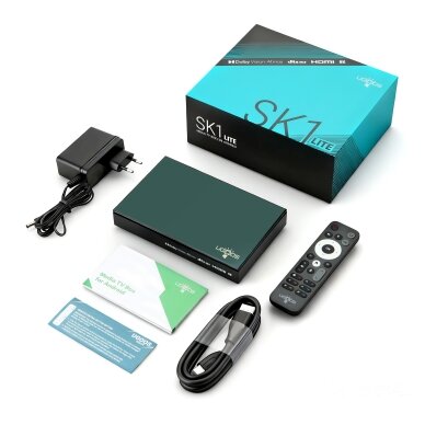 Ugoos SK1 Lite 4/64 GB – 8K Android 14 TV Priedėlis su Dolby Vision 5 Ugoos SK1 Lite 4/64 GB – 8K Android 14 TV Priedėlis su Dolby Vision 5