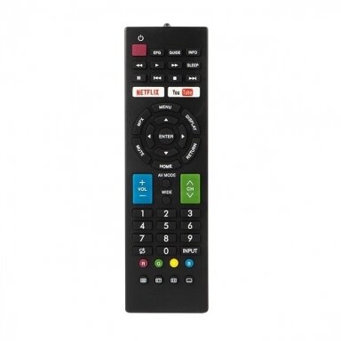 Universalus nv pultas „SHARP“ III Netflix YouTube Universalus nv pultas „SHARP“ III Netflix YouTube