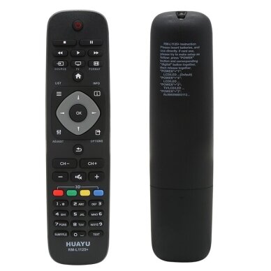 HUAYU RM-L1125+ universalus nuotolinio valdymo pultas Philips televizoriams 2